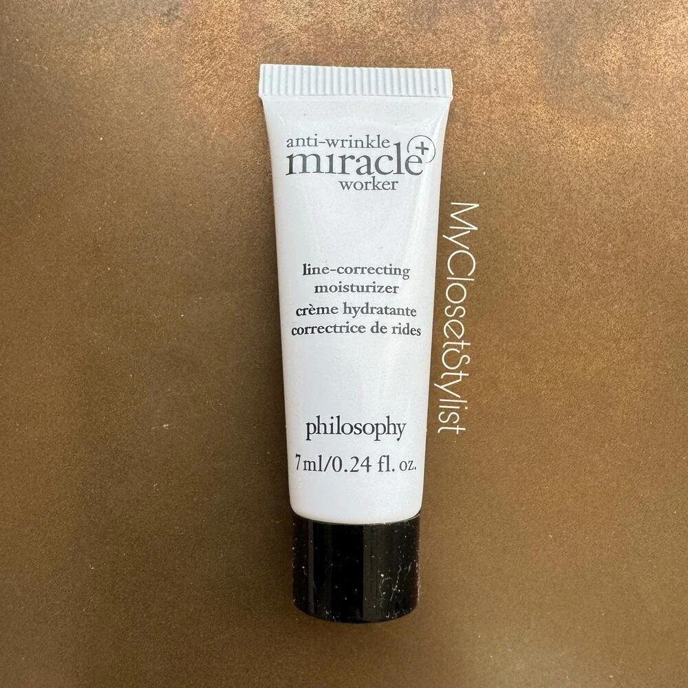 Philosophy Anti-Wrinkle Miracle Worker + Line Correcting Moisturizer NEW in box!